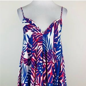 GOA- Beachwear by Japna. Floral Cover-Up. Spaghetti Straps. Leaf print, …